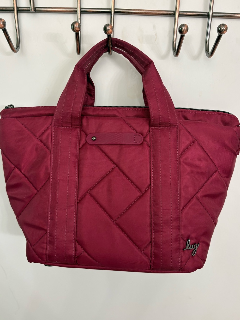 Women’s Lug Dory Mini Tote Satchel Bag - Wine